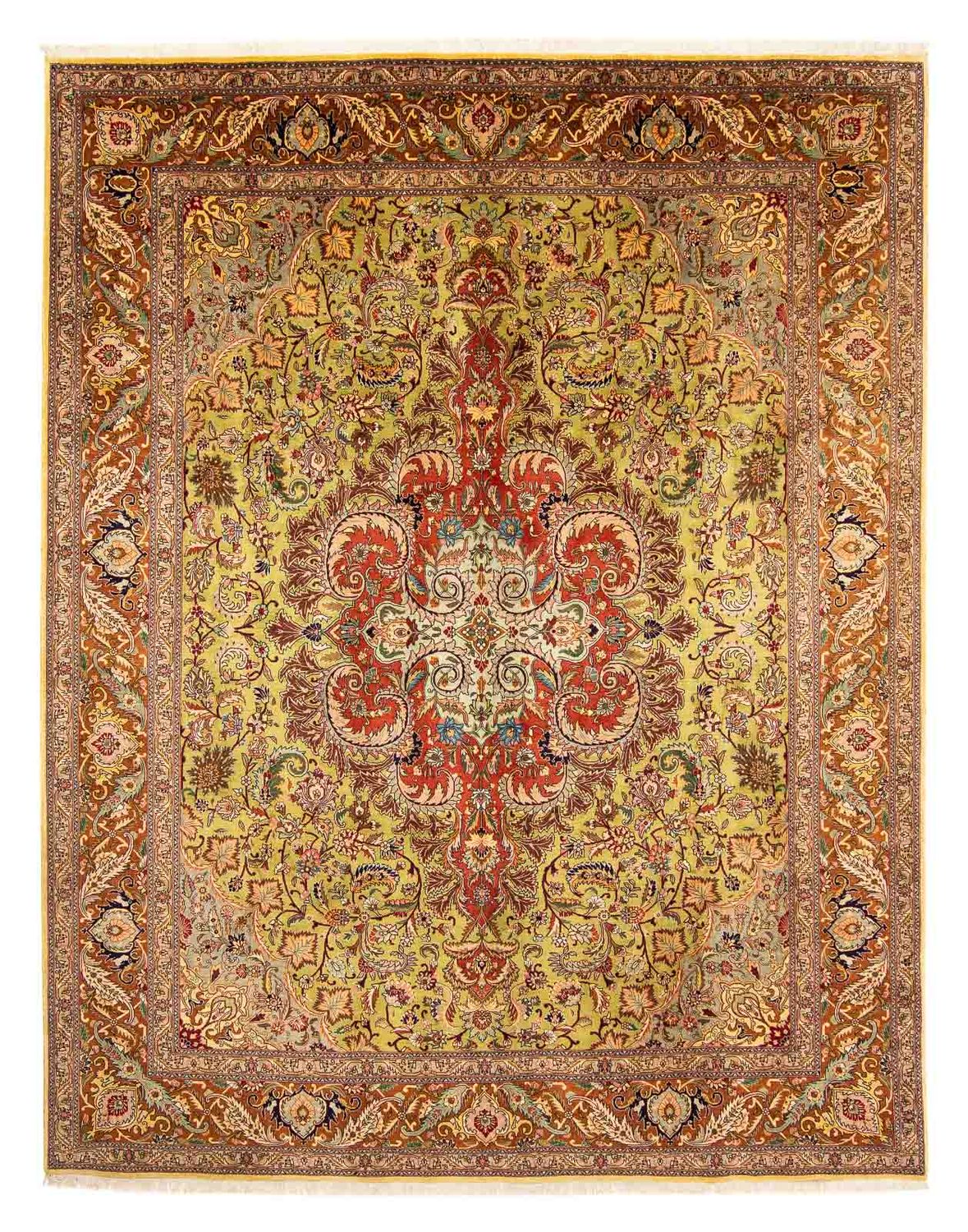 Persisk tæppe - Tabriz - Royal - 373 x 296 cm - flerfarvet