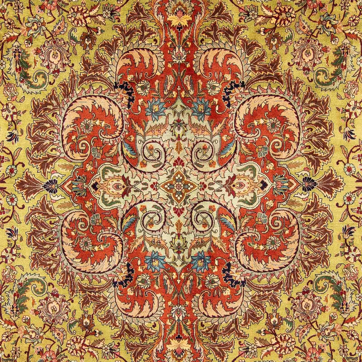 Persisk tæppe - Tabriz - Royal - 373 x 296 cm - flerfarvet