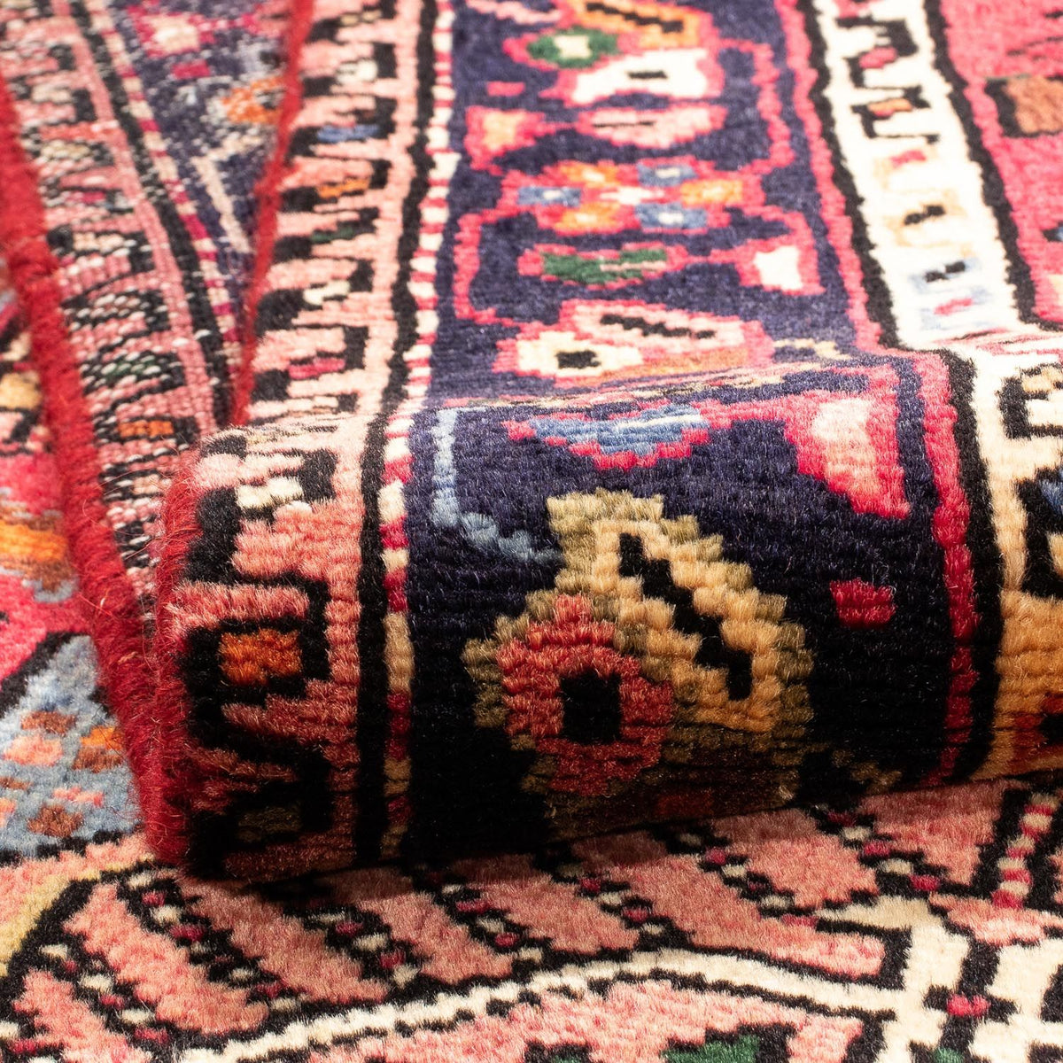 Løber Persisk tæppe - Nomadisk - 386 x 83 cm - rød