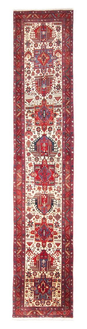 Løber Persisk tæppe - Nomadisk - 445 x 95 cm - beige