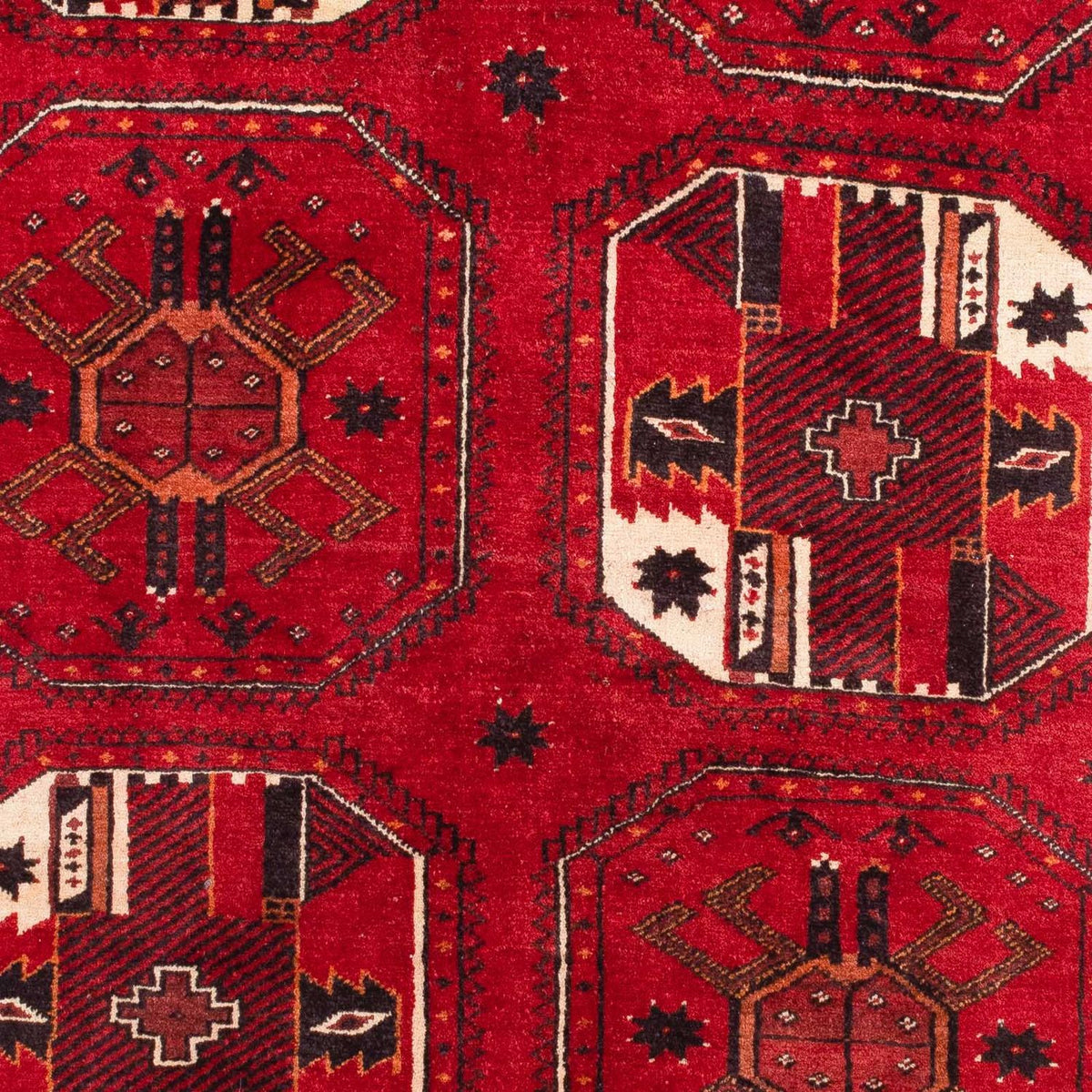 Baluch-tæppe - 190 x 106 cm - mørkerød