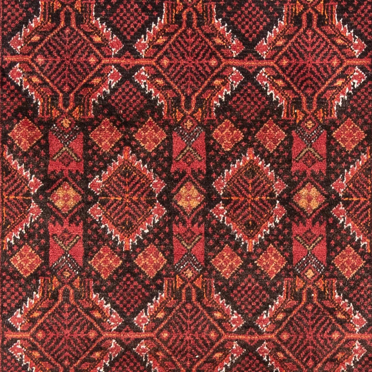 Løber Baluch-tæppe - 194 x 101 cm - rød