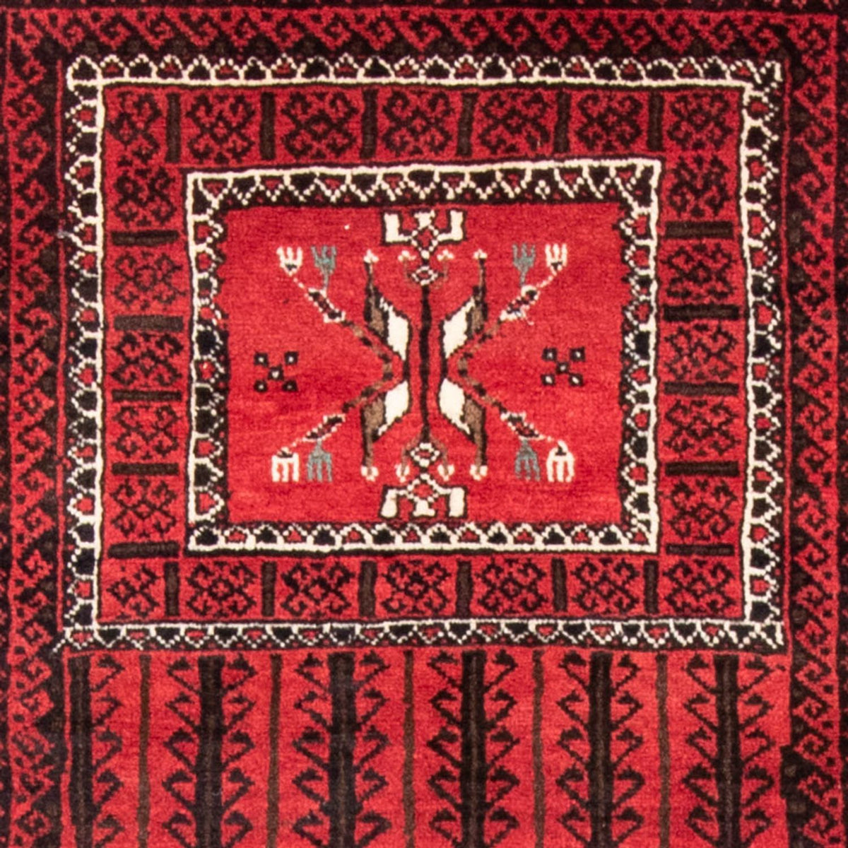 Baluch-tæppe - 217 x 121 cm - rød