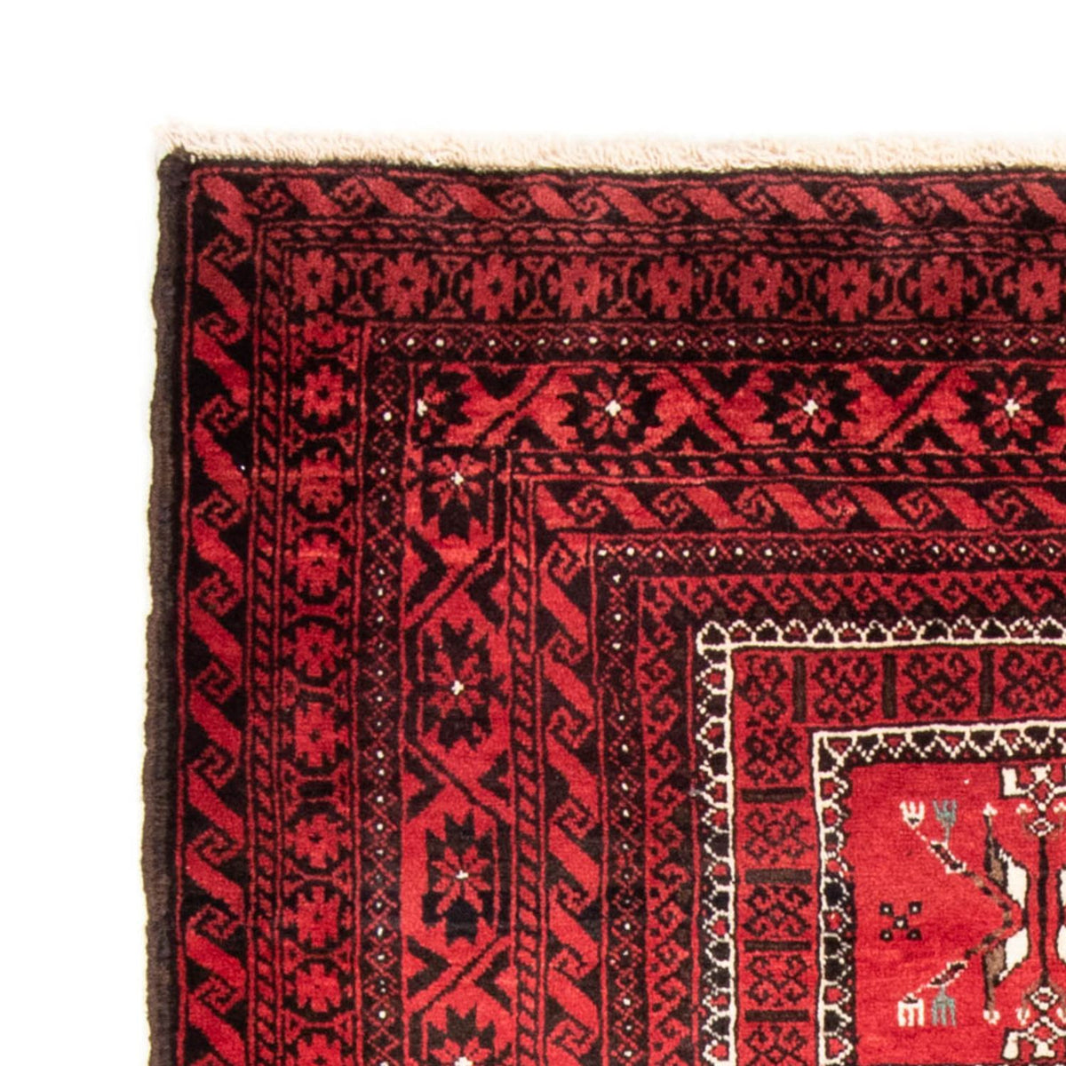Baluch-tæppe - 217 x 121 cm - rød