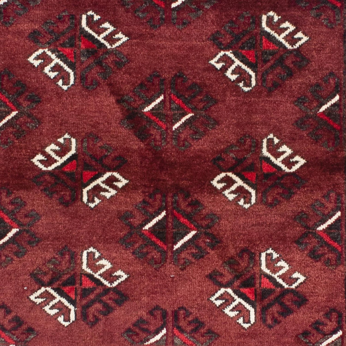 Baluch-tæppe - 145 x 102 cm - mørkerød