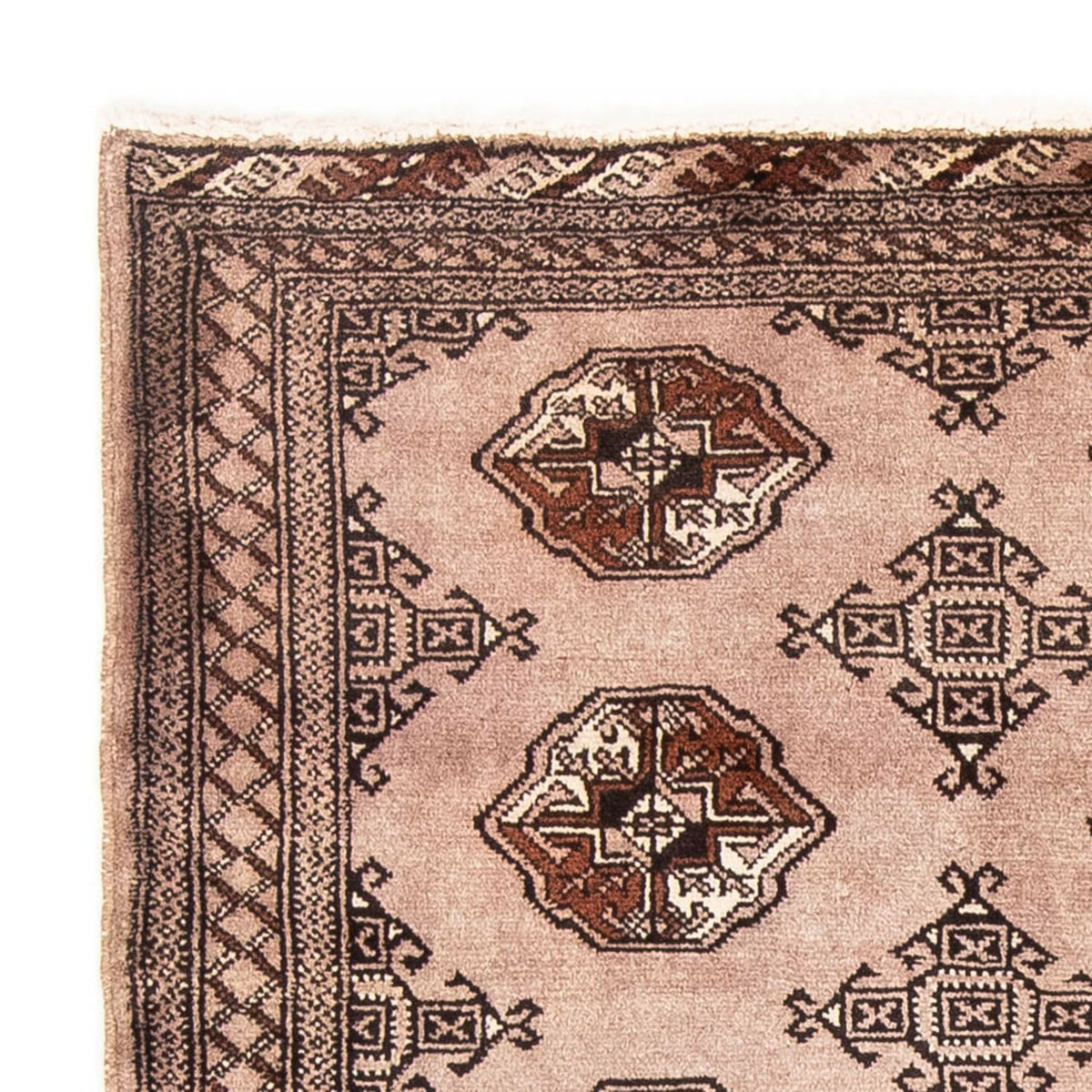 Baluch-tæppe - 159 x 109 cm - lys mocca