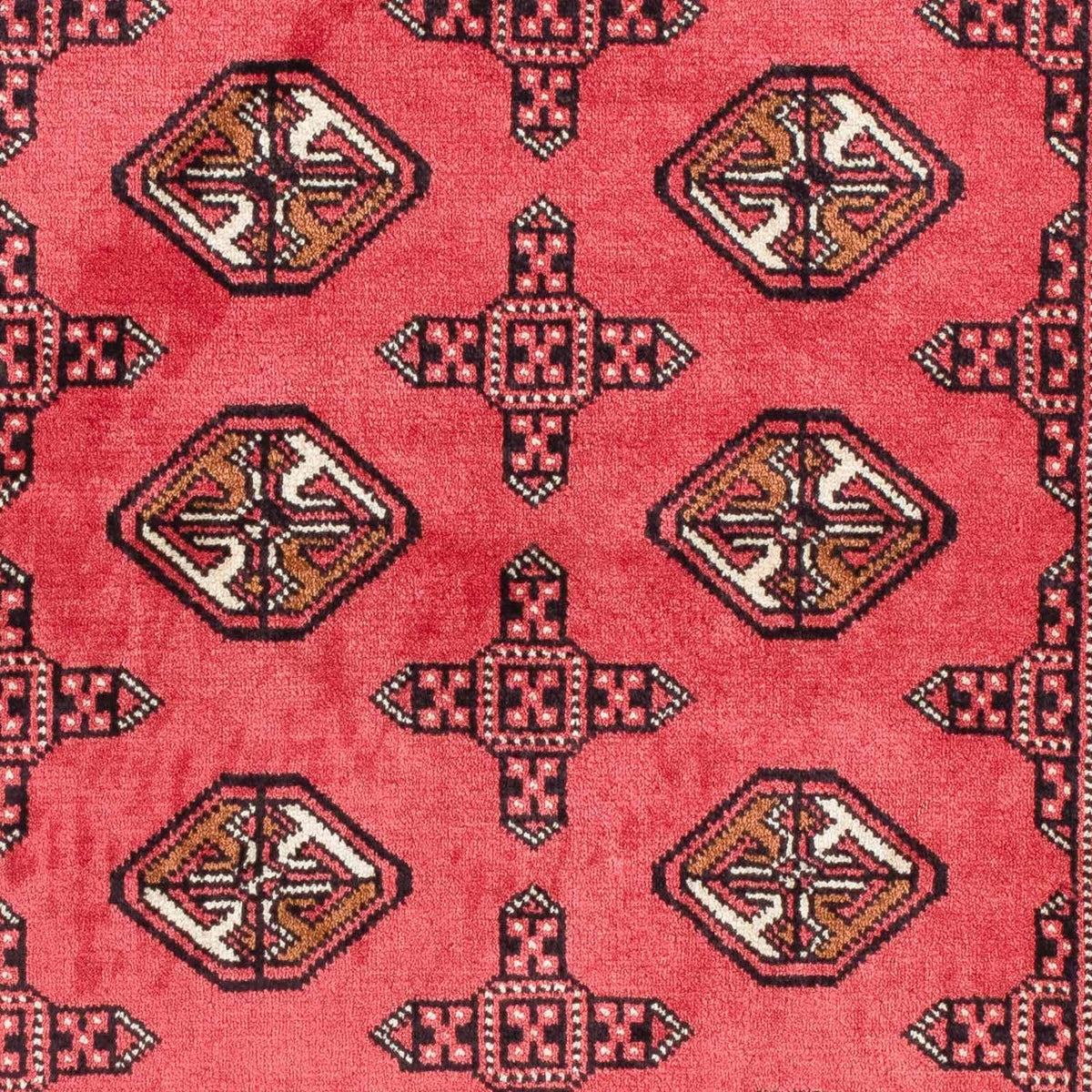 Baluch-tæppe - 125 x 93 cm - lysrød