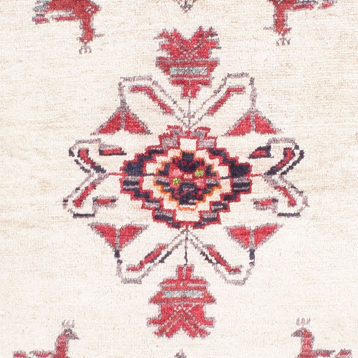Baluch-tæppe - 152 x 91 cm - lysrød