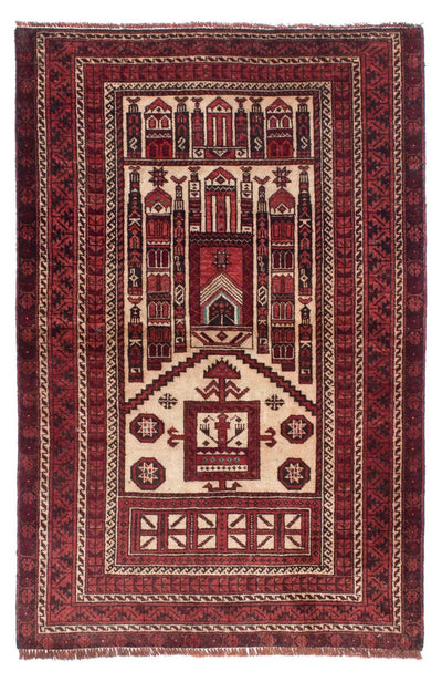 Baluch-tæppe 89x138cm - Orientalsk tæppe