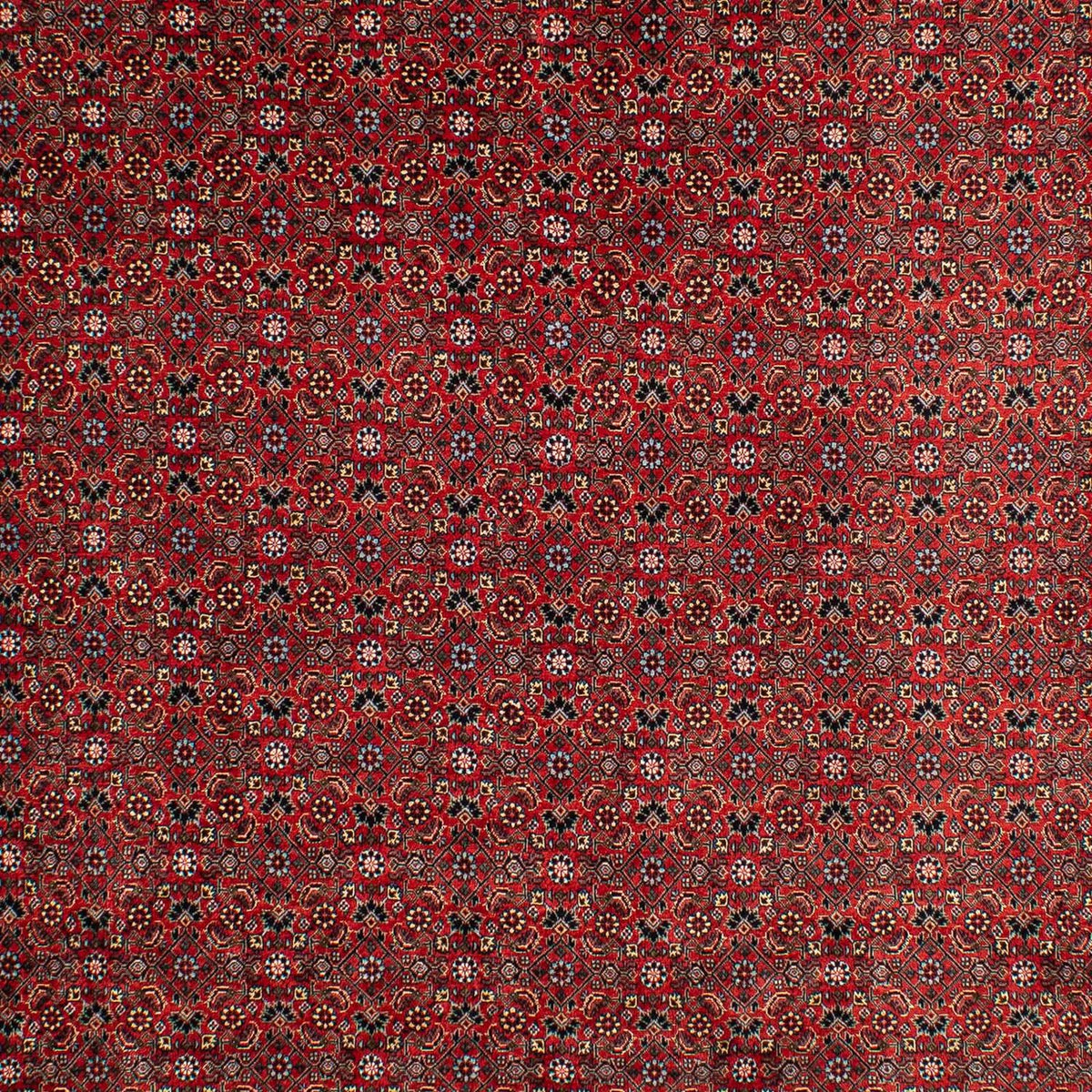 Persisk tæppe - Bijar - 295 x 203 cm - mørkerød