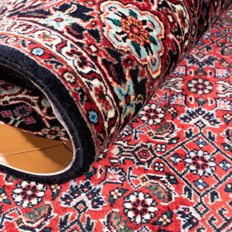 Persisk tæppe - Bijar - 237 x 168 cm - lysrød