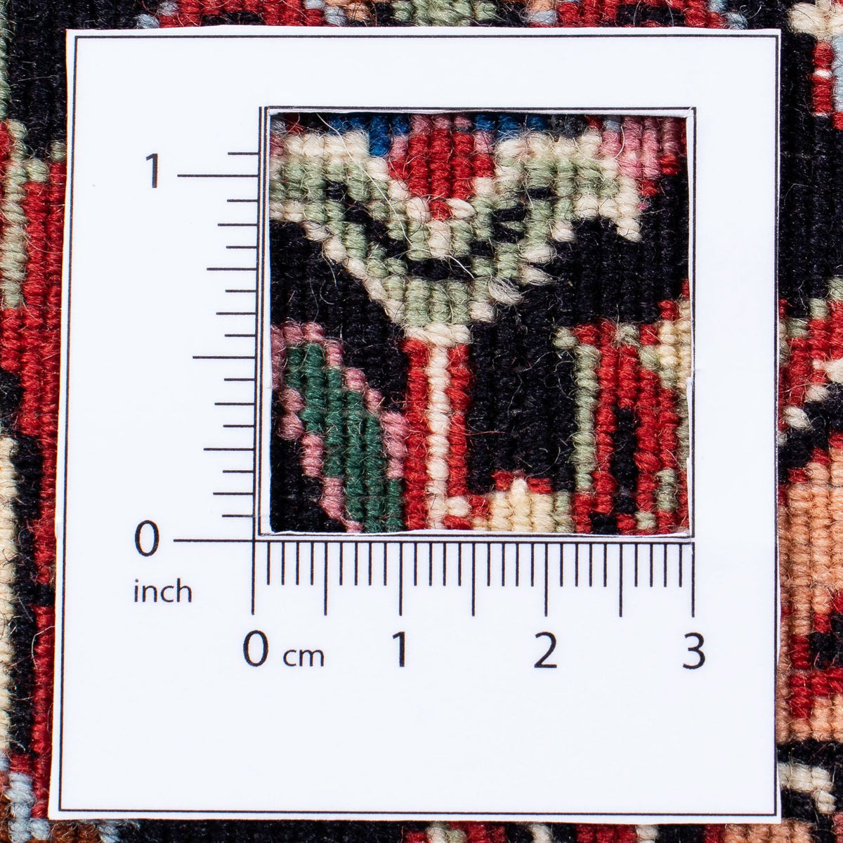 Persisk tæppe - Bijar - 300 x 252 cm - mørkerød