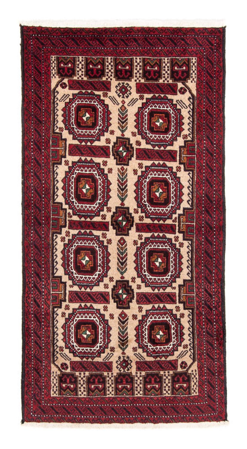 Løber Baluch-tæppe - 190 x 104 cm - beige