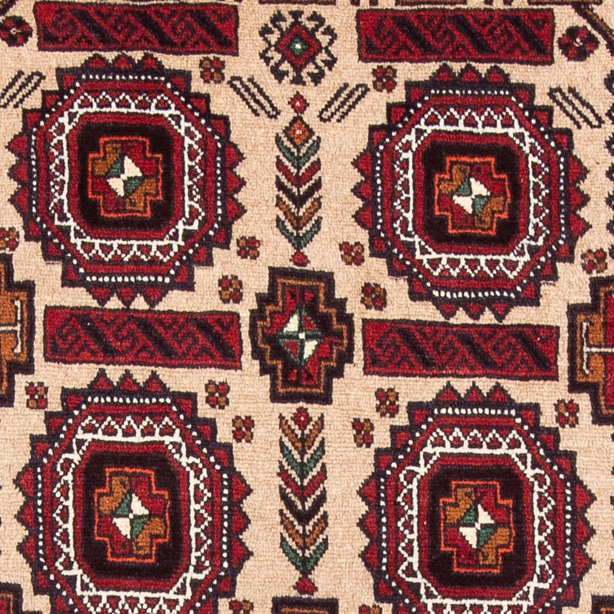 Løber Baluch-tæppe - 190 x 104 cm - beige