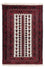 Baluch-tæppe - 142 x 102 cm - mørkerød