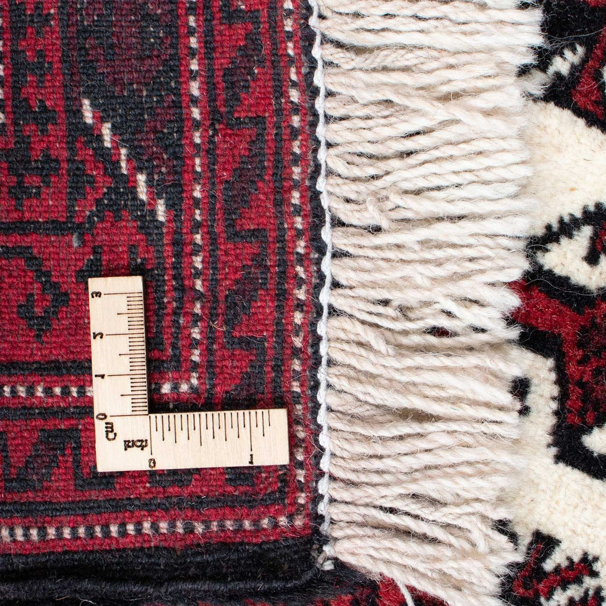 Baluch-tæppe - 142 x 102 cm - mørkerød