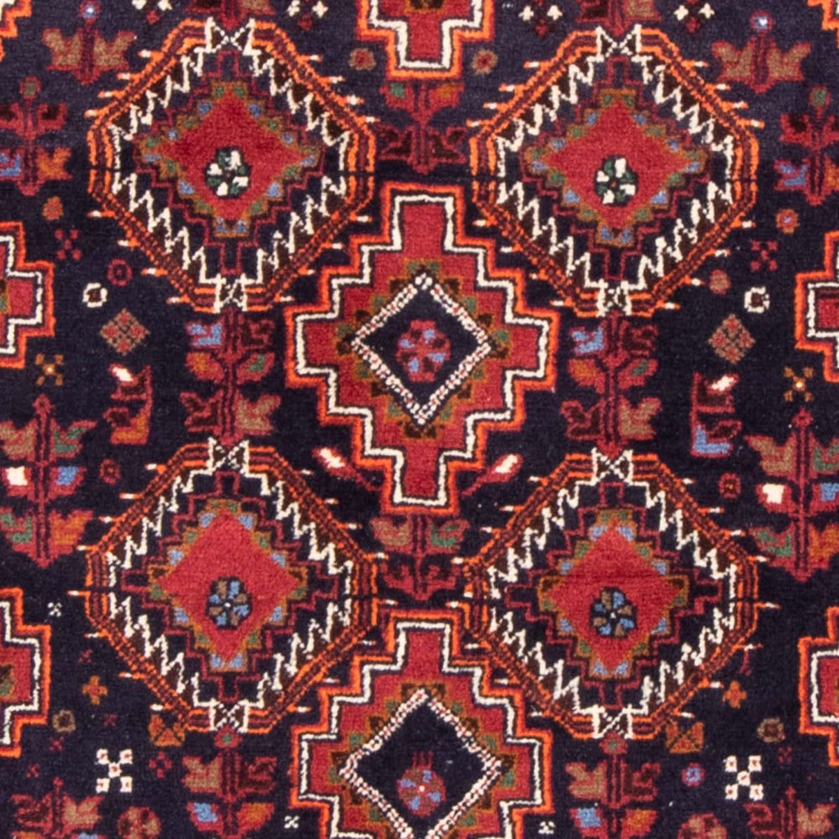 Løber Baluch-tæppe - 185 x 103 cm - mørkeblå