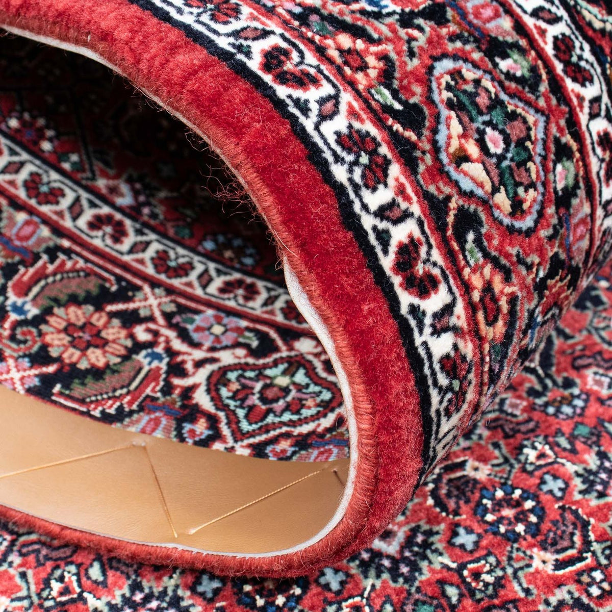 Løber Persisk tæppe - Bijar - 195 x 98 cm - rød