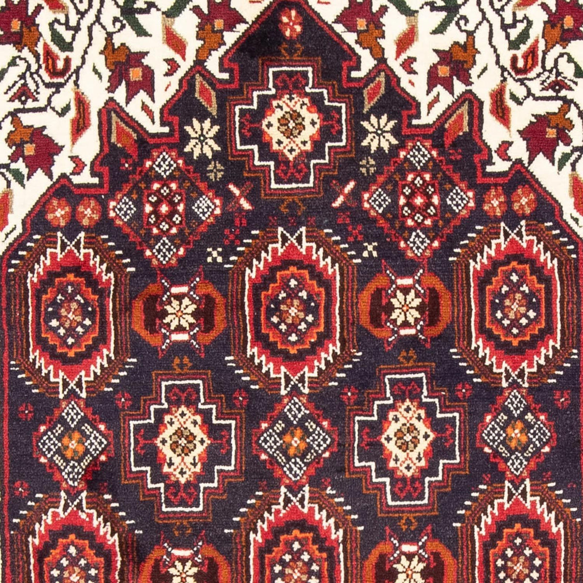 Løber Baluch-tæppe - 196 x 110 cm - mørkeblå