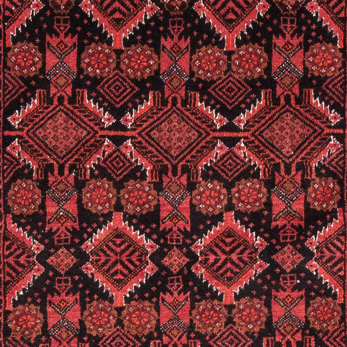 Løber Baluch-tæppe - 187 x 99 cm - rød