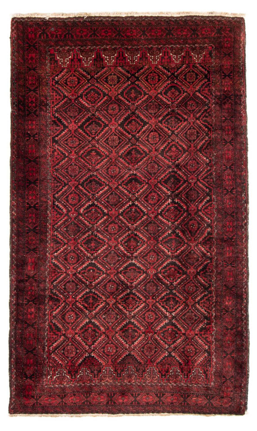 Løber Baluch-tæppe - 230 x 125 cm - rød