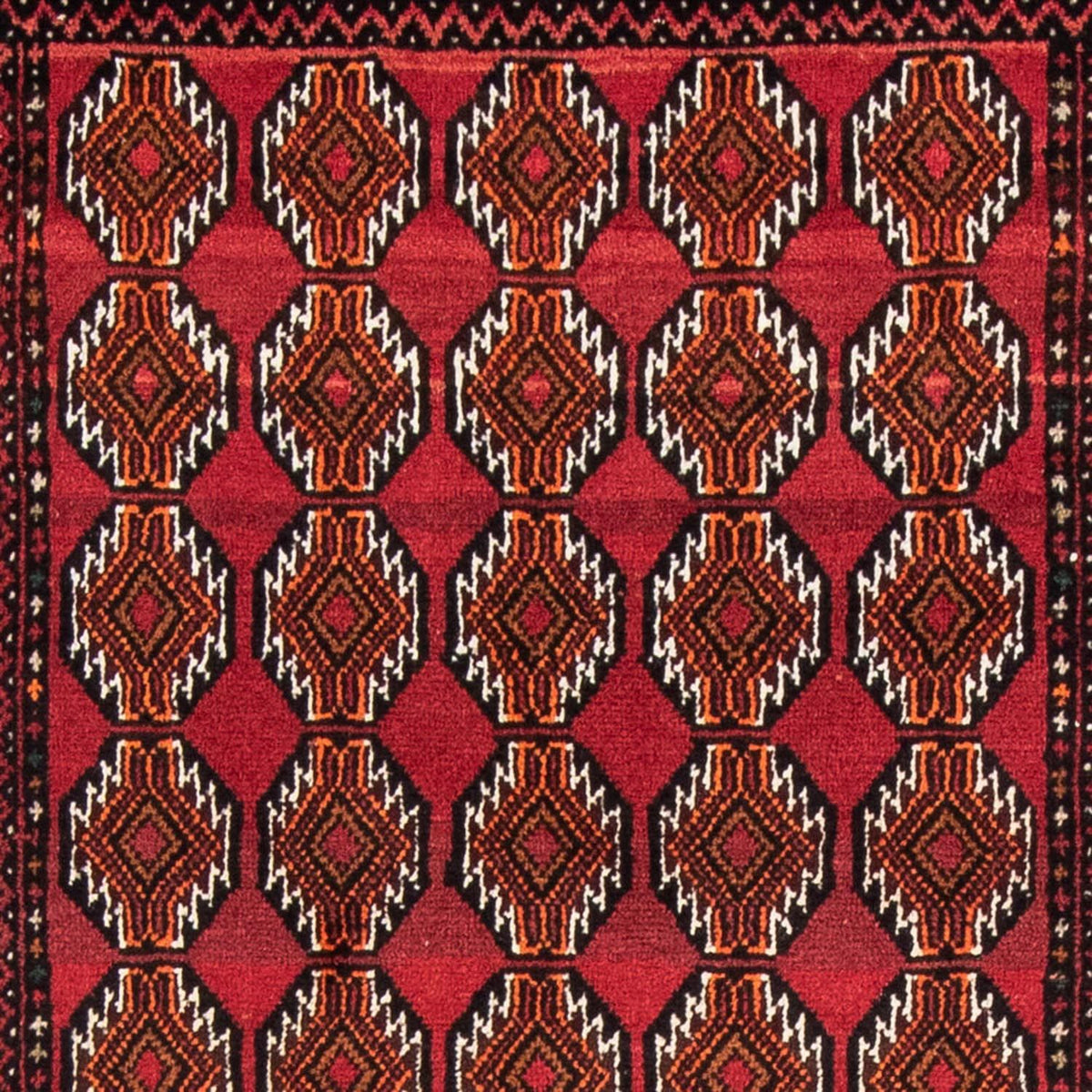 Løber Baluch-tæppe - 186 x 104 cm - rød