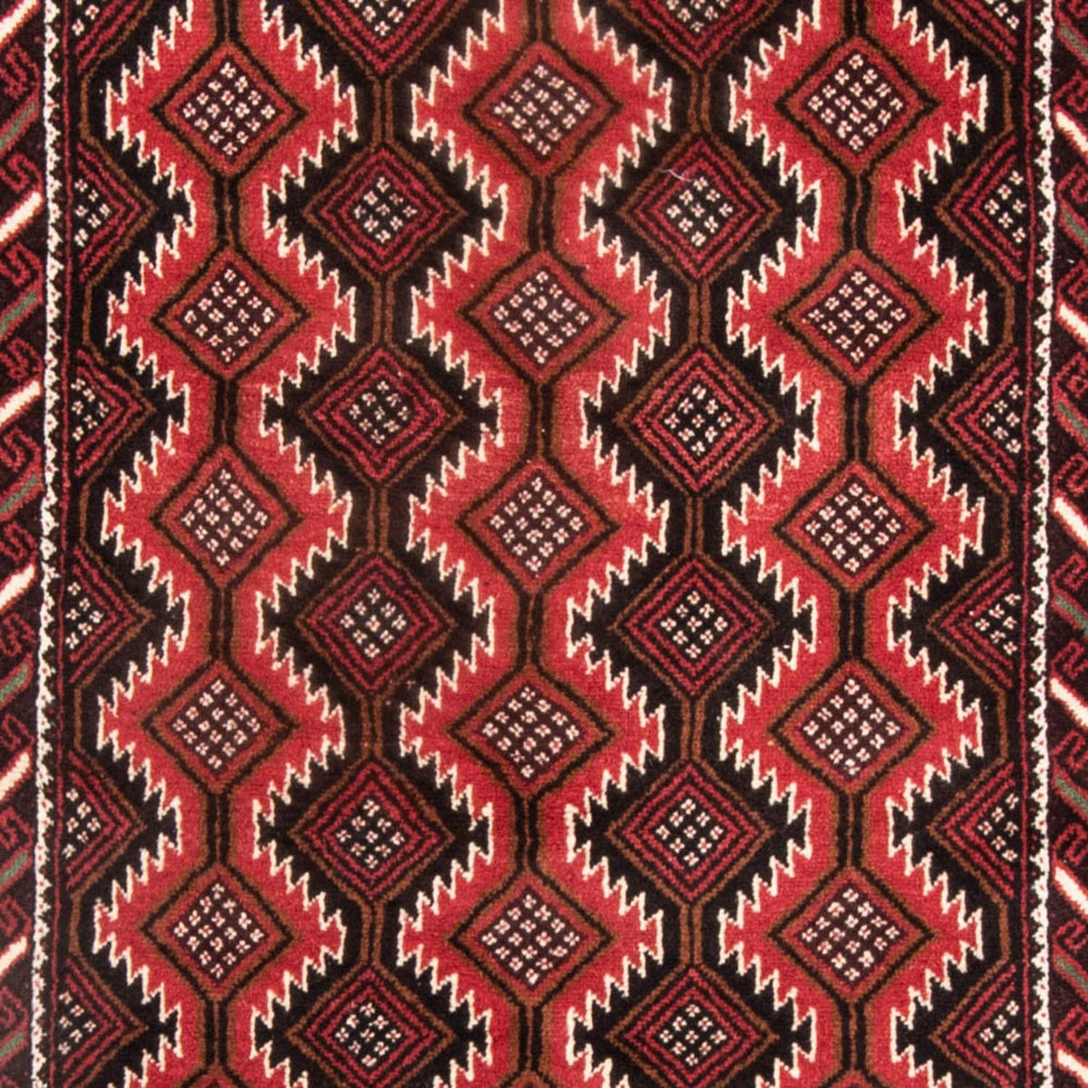 Løber Baluch-tæppe - 199 x 107 cm - rød