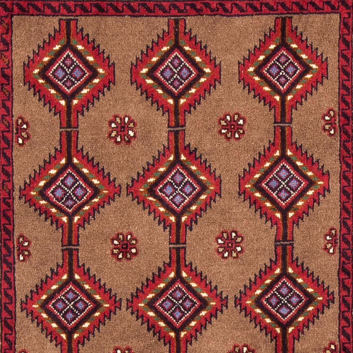 Løber Baluch-tæppe - 179 x 101 cm - rød