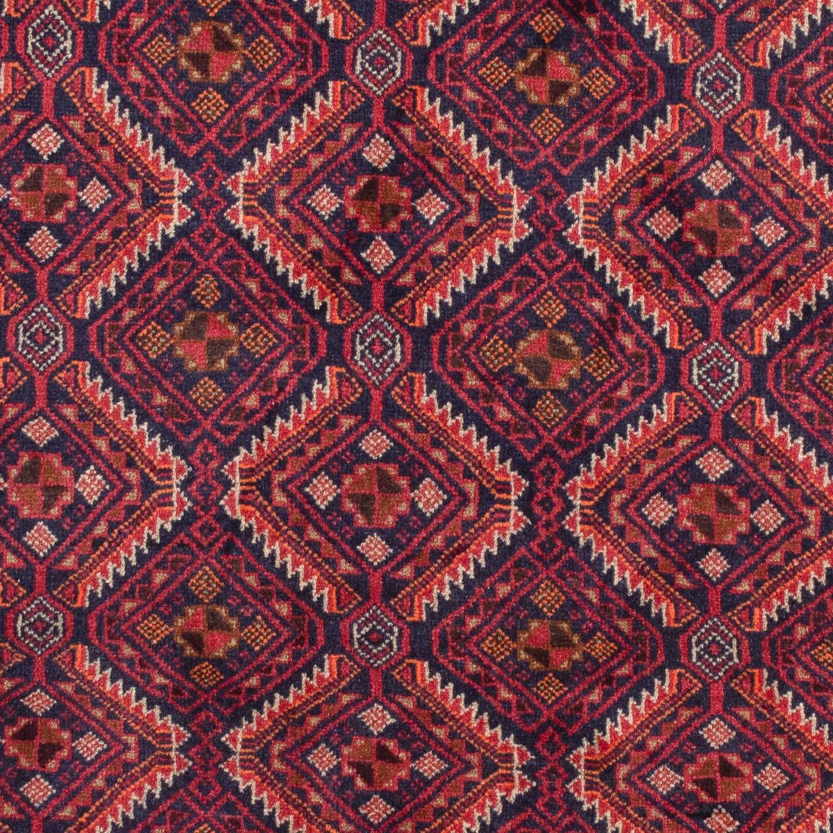 Løber Baluch-tæppe - 174 x 99 cm - mørkerød