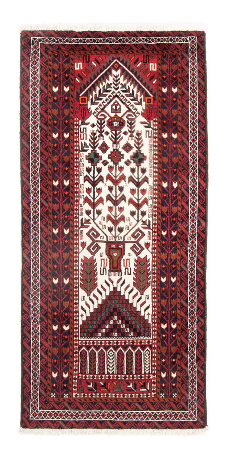 Løber Baluch-tæppe - 197 x 100 cm - beige