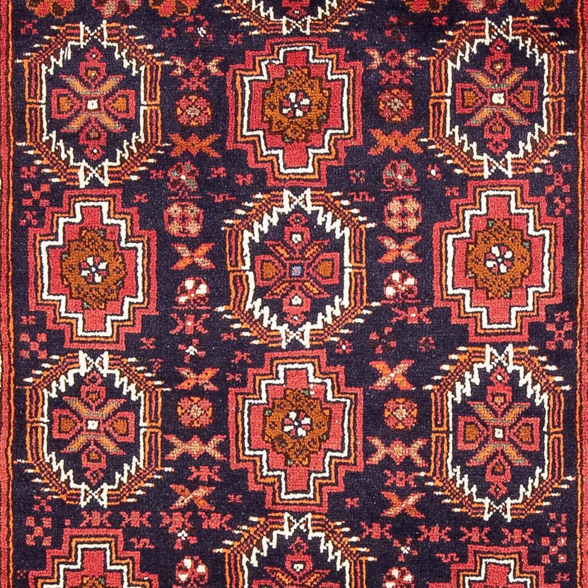 Løber Baluch-tæppe - 181 x 101 cm - mørkeblå