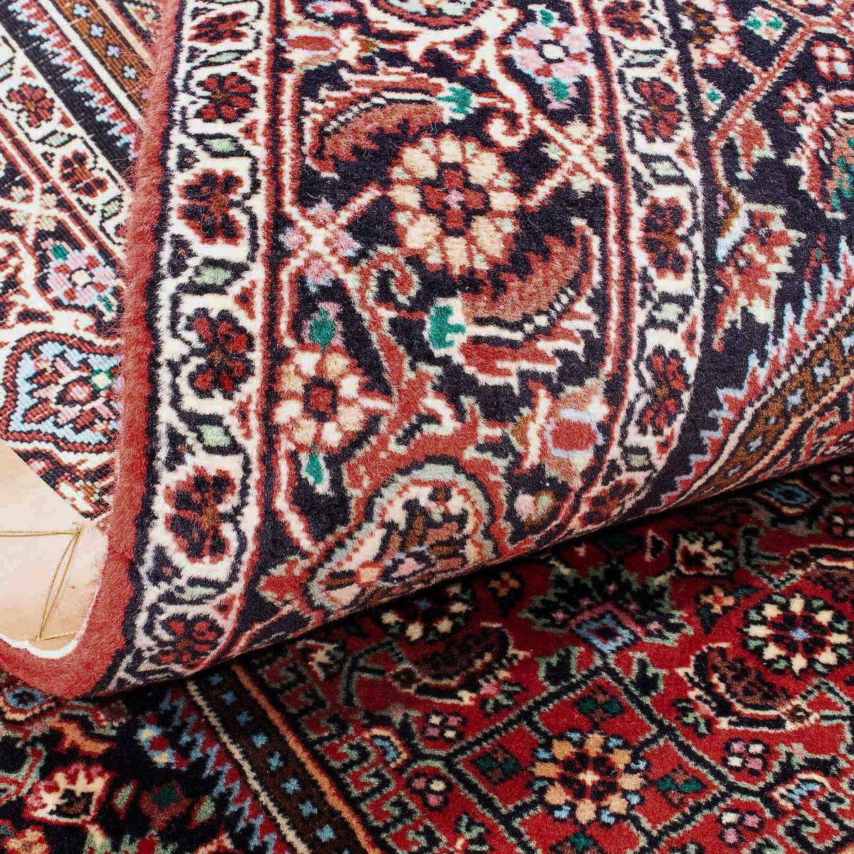 Persisk tæppe - Bijar - 180 x 108 cm - rød