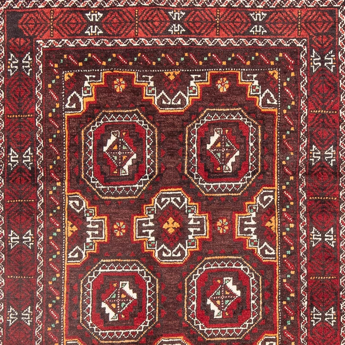 Løber Baluch-tæppe - 186 x 99 cm - rød