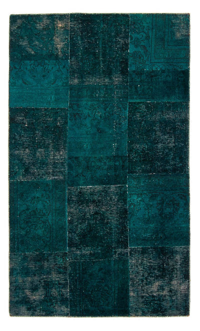 Patchwork-tæppe 131x205cm - Perserteppich Wollteppich
