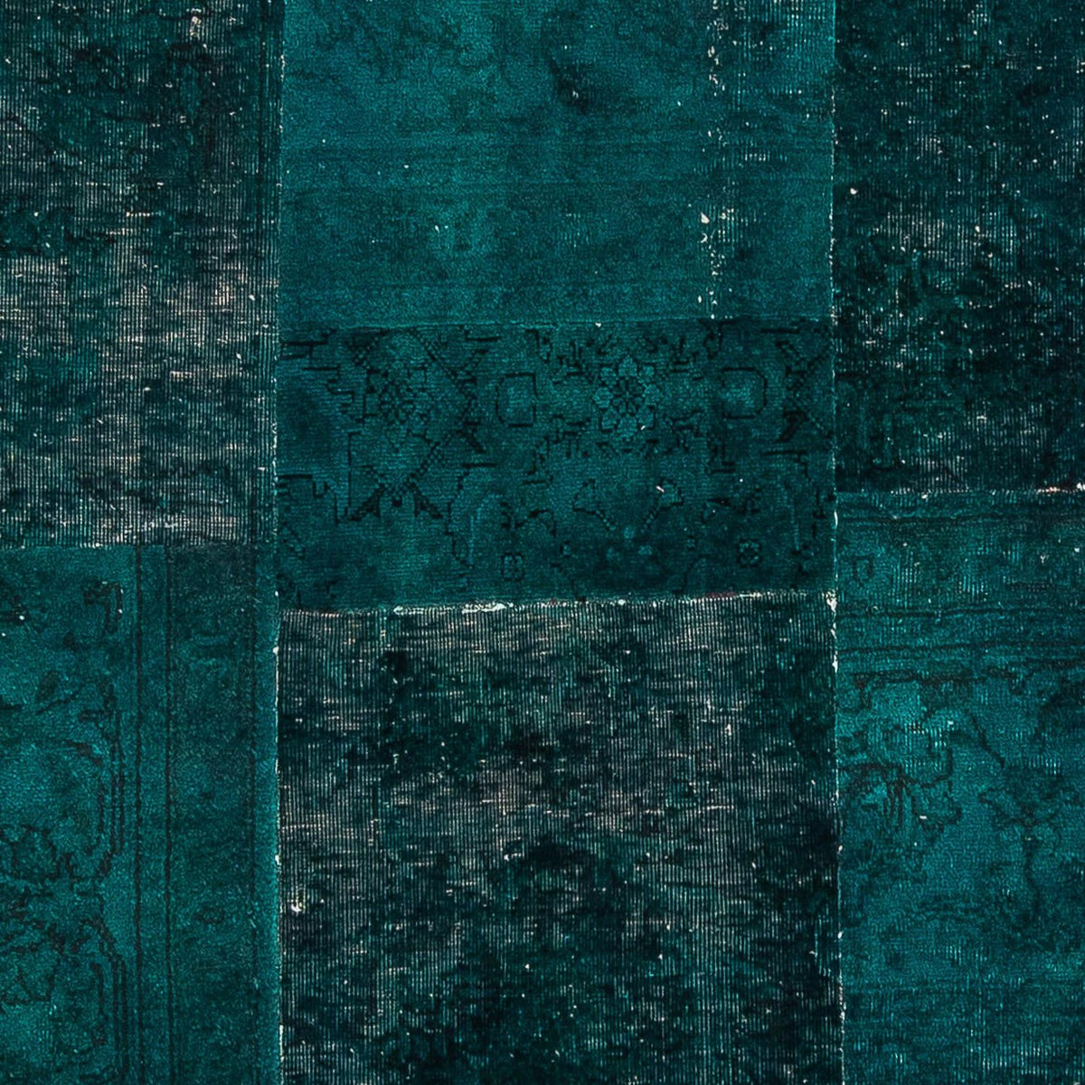 Patchwork-tæppe - 205 x 131 cm - flerfarvet