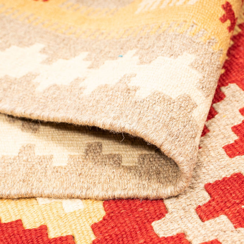 Kelim-tæppe - orientalsk - 216 x 153 cm - flerfarvet