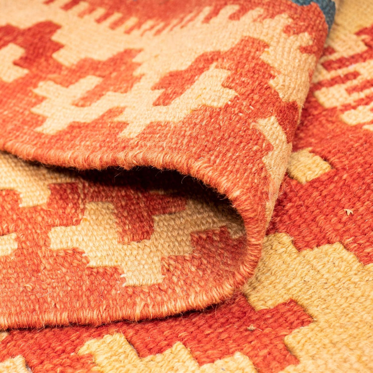 Kelim-tæppe - orientalsk - 245 x 174 cm - rød