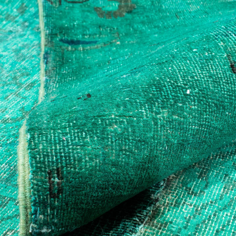 Patchwork-tæppe - 297 x 231 cm - turkis