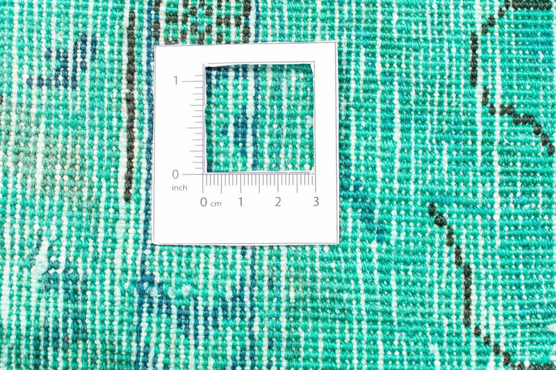 Patchwork-tæppe - 297 x 231 cm - turkis