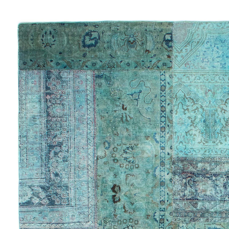 Patchwork-tæppe - 299 x 238 cm - flerfarvet