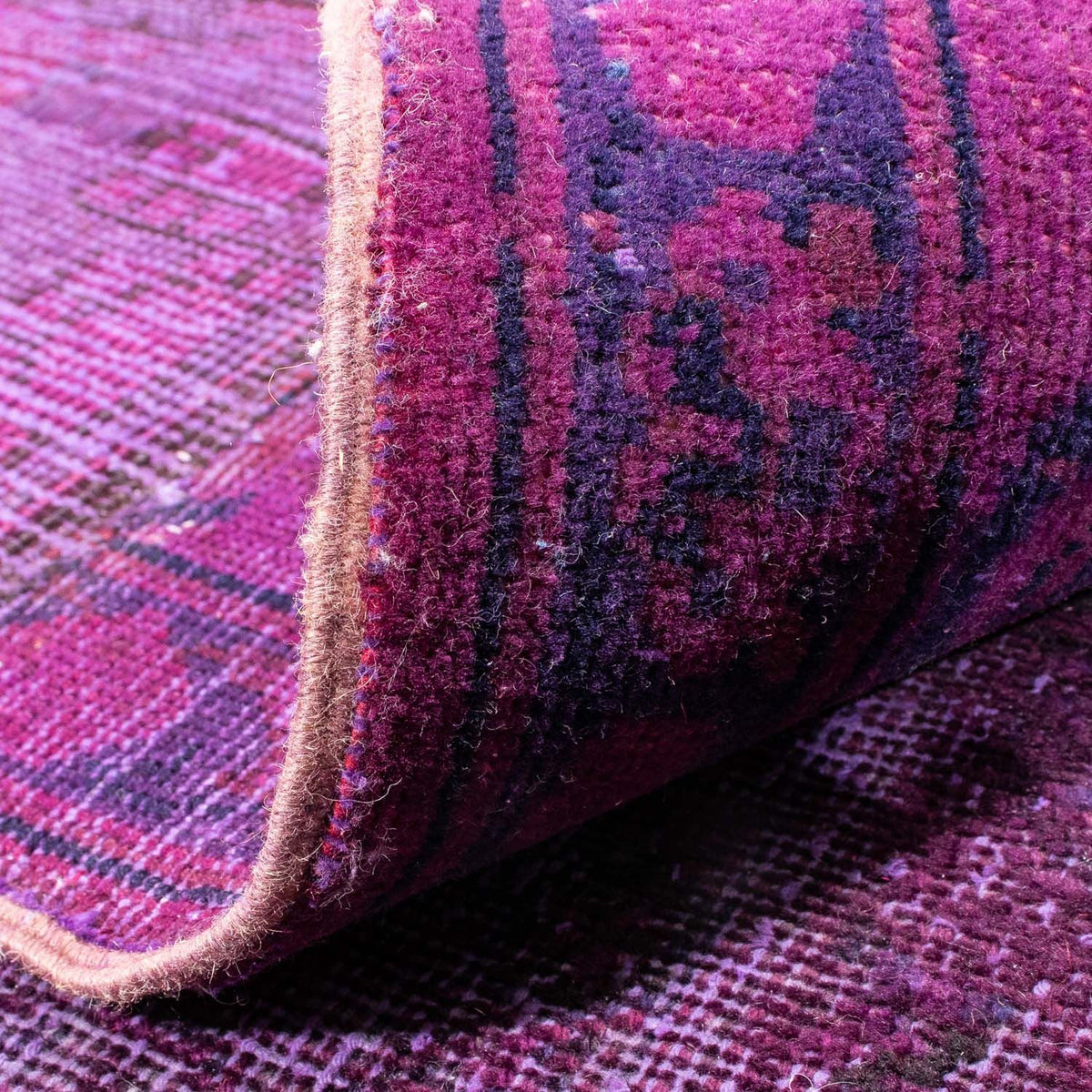 Patchwork-tæppe - 271 x 180 cm - flerfarvet