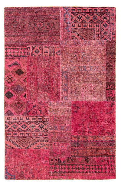 Patchwork-tæppe 151x237cm - Perserteppich Wollteppich