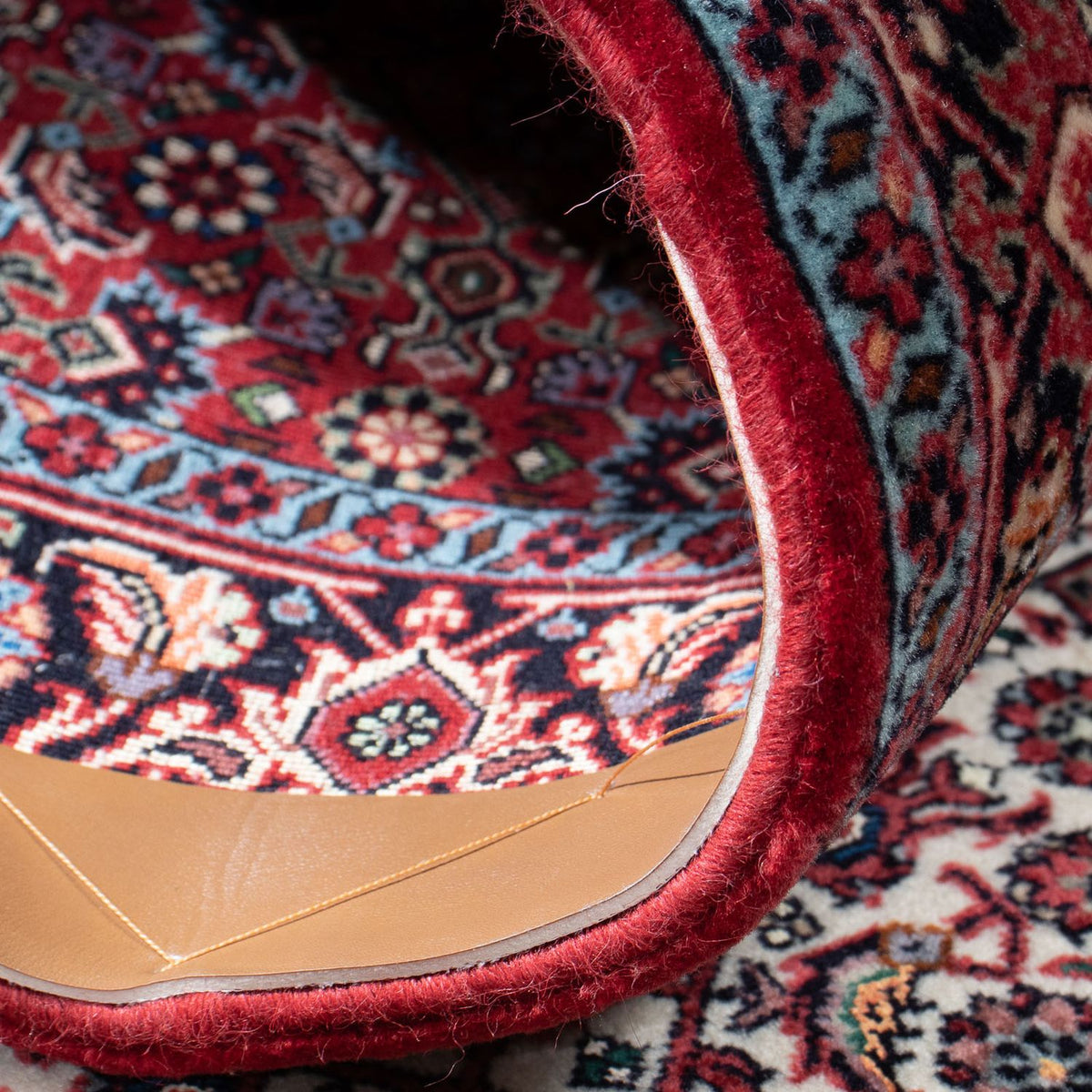 Løber Persisk tæppe - Bijar - 306 x 91 cm - beige