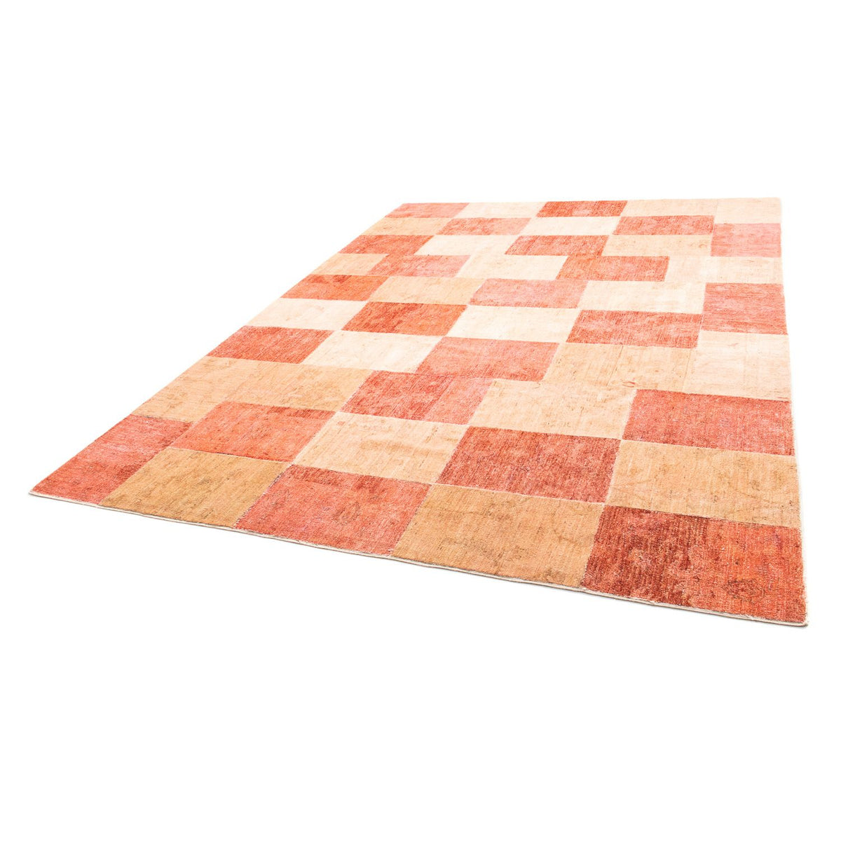 Patchwork-tæppe - 294 x 212 cm - flerfarvet