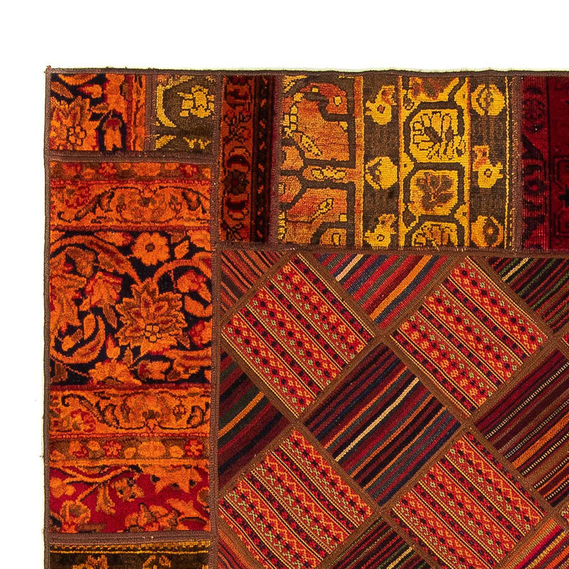 Patchwork-tæppe - 234 x 169 cm - flerfarvet