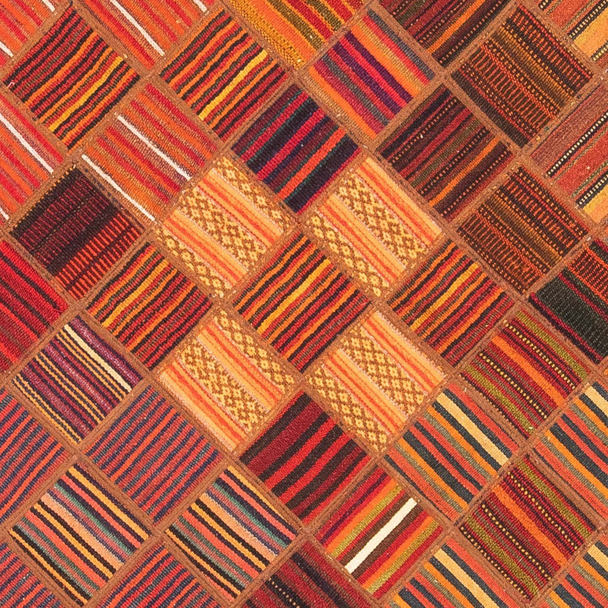 Patchwork-tæppe - 234 x 176 cm - flerfarvet