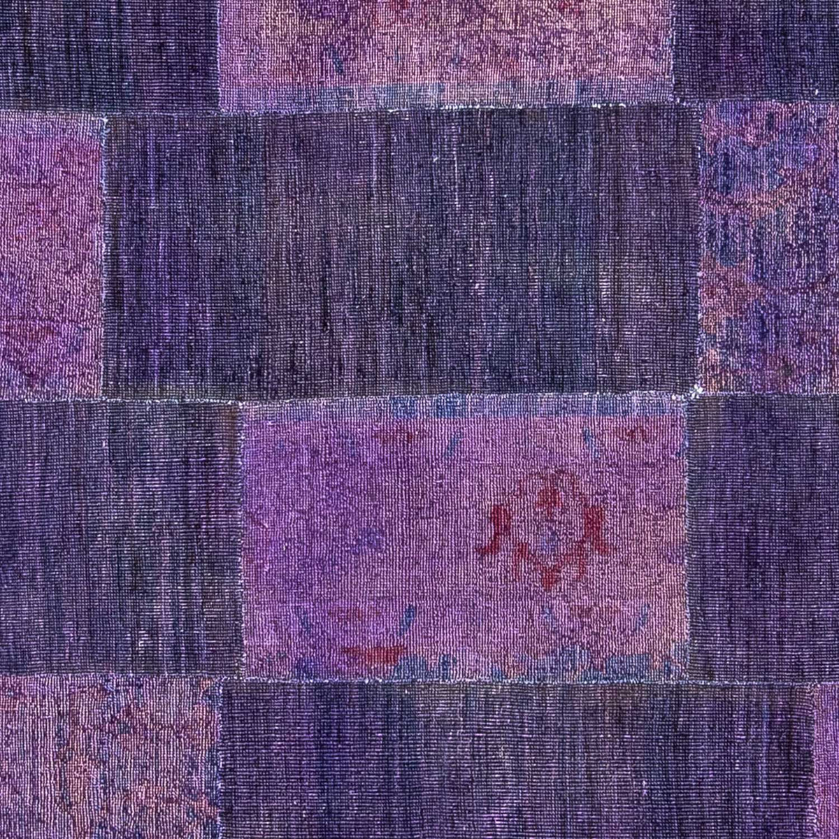 Patchwork-tæppe - 235 x 165 cm - flerfarvet
