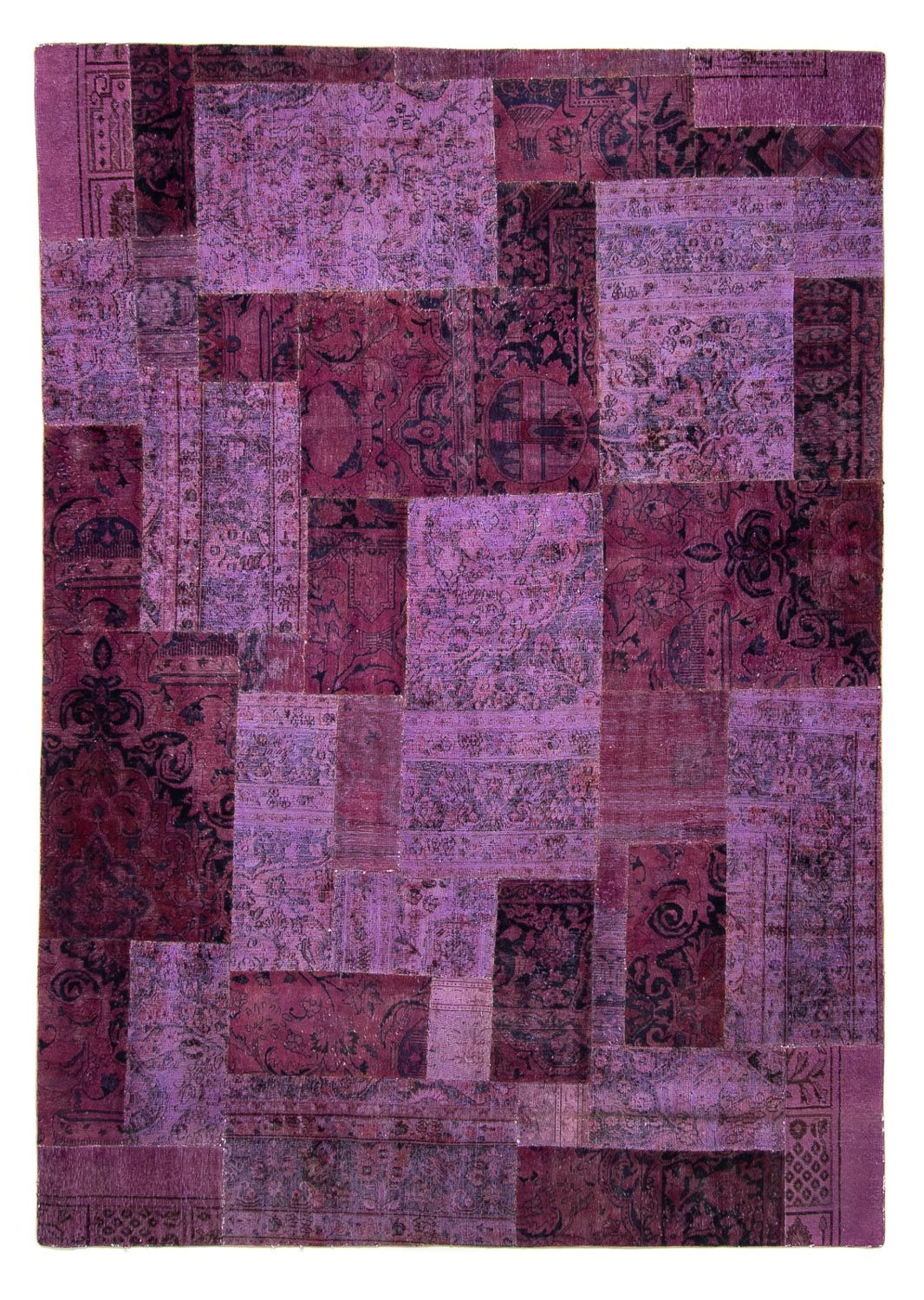 Patchwork-tæppe - 356 x 260 cm - flerfarvet