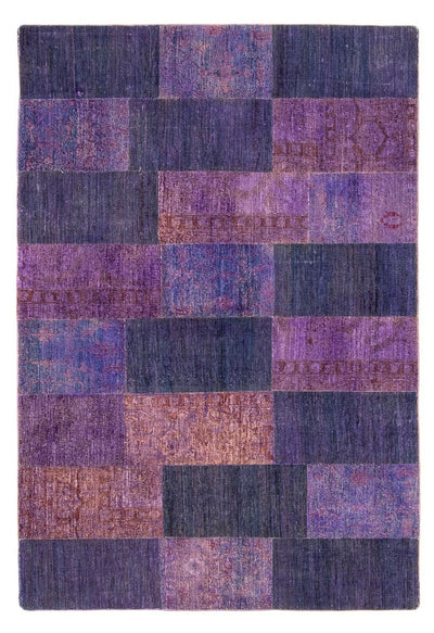Patchwork-tæppe 165x237cm - Perserteppich Wollteppich