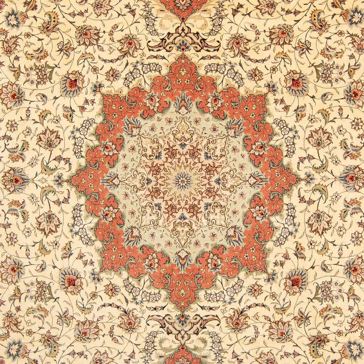 Persisk tæppe - Tabriz - Royal - 387 x 307 cm - brun